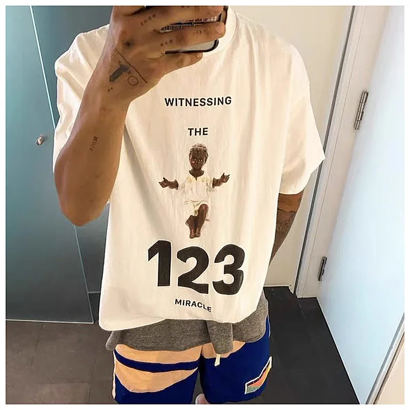 

Футболка мужская свободного покроя в европейском и американском стиле