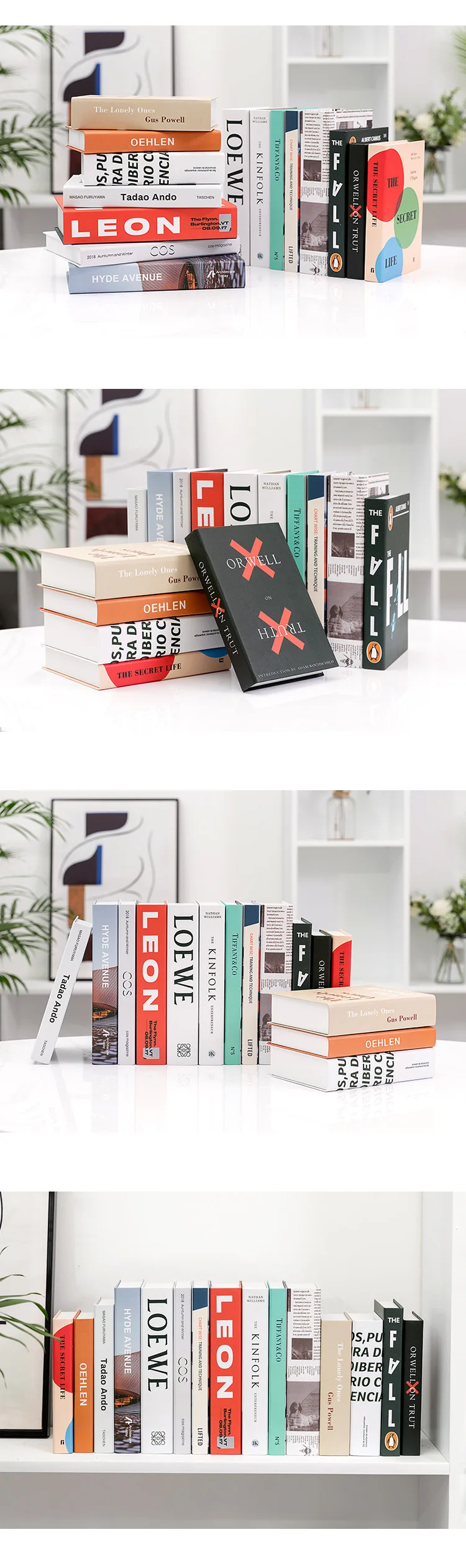 Поддельные книги имитация книги украшения простой Северной Европы Современная английская Модель номера мягкий реквизит книга прямые продажи