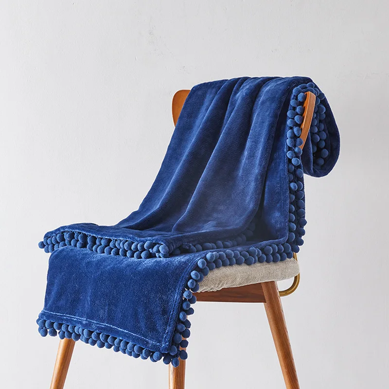 

Super Soft Quilted Flannel Blankets For Beds Solid Striped Mink Throw Sofa Cover Bedspread Winter Warm Blankets