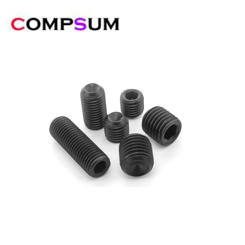 Болты винтовые шестигранные черные из нержавеющей стали Compsum Din916 12 9|Винты| |