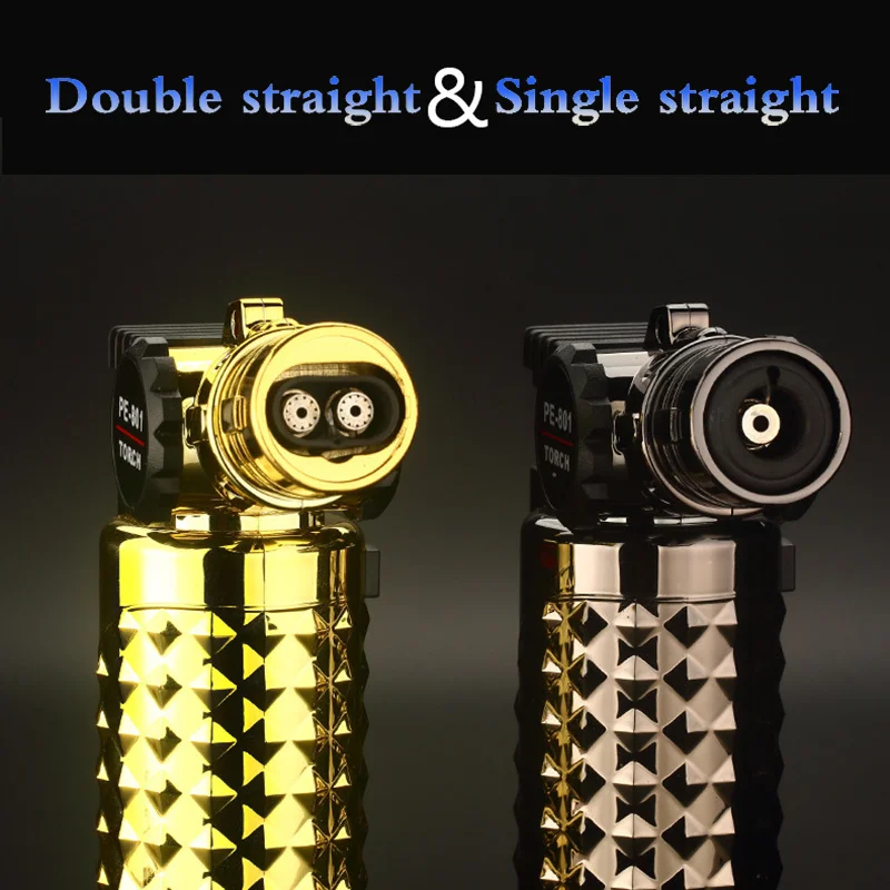 

2021 New Windproof 1300 C Spray Gun Torch Turbo Lighter Outdoor BBQ Lighter Jet Butane Gas Cigarette Kitchen Metal Pipe Lighter