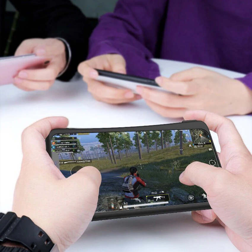 Bluetooth Pubg мобильный геймпад чехол для телефона контрольный Лер триггер Бесплатный пожарный контроль Pugb игровой телефон для iOS 7P-XS MAX смартфон