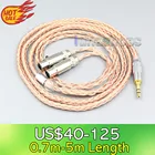 LN006753 2,5 мм 3,5 мм XLR сбалансированный 16 Core 99% 7N OCC кабель для наушников для Audeze LCD-3 LCD-2 LCD-X LCD-XC LCD-4z LCD-MX4 LCD-GX