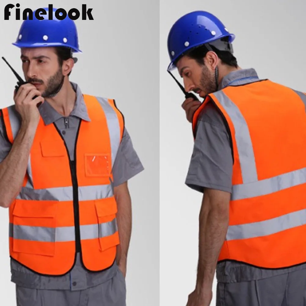 HIRIIGN светоотражающий жилет высокой видимости для безопасной работы двухцветный