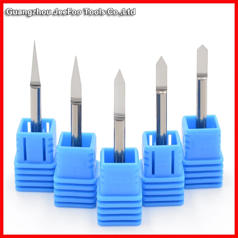 

Flat Bottom Wood Engraving Router Bits, Sharp Solid Carbide Tool on 3D Woodworking Relief Machining 20PCS/LOT