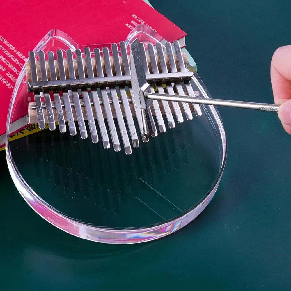 17 клавиш акриловое тело пианино для большого пальца прозрачное калимба ЛВП mbira