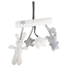 Детская Мобильная игрушка, ручная погремушка, вращающаяся подвесная кровать, Колокольчик для младенцев, музыкальная коробка, декоративный аксессуар