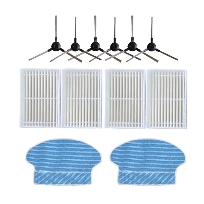 

Side Brush Hepa filter mop Cloths Replacement For Proscenic Summer P1 P2 P3 P1S P2S M70 Swan Blue sky S Vacuum Cleaner Accessory