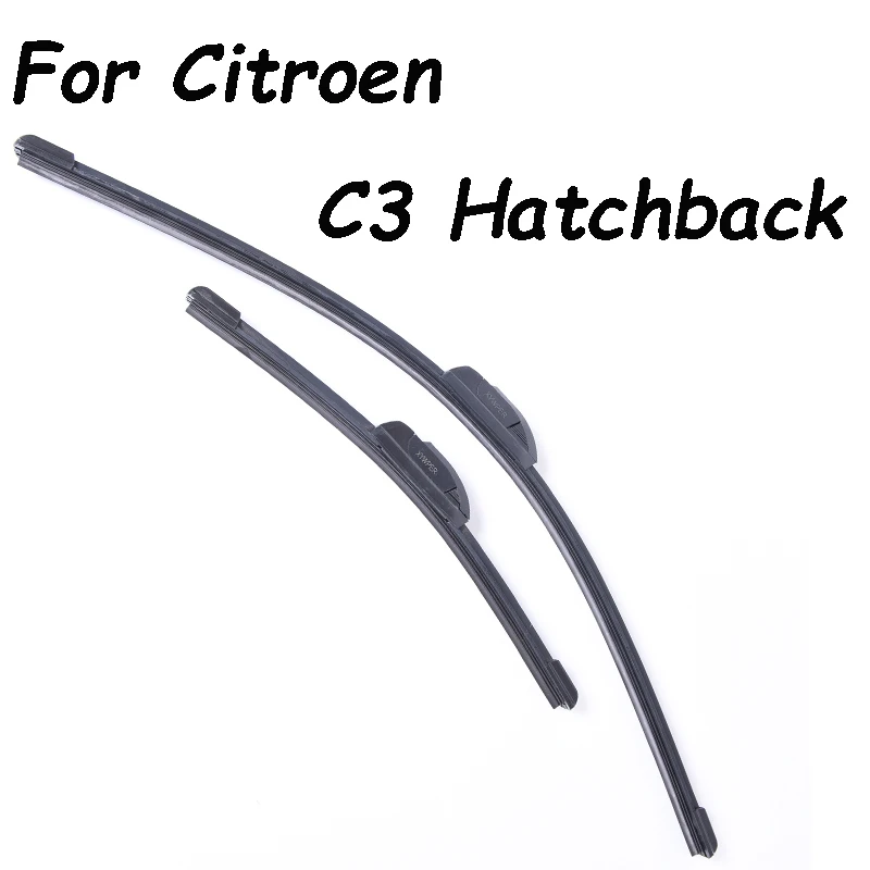 

Передние щетки стеклоочистителя для Citroen C3 Hatchback от 2002, 2003, 2004, 2005, 2006, 2007, 2008 до 2016, автомобильные аксессуары, Стеклоочистители