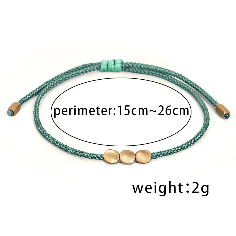 Модные Простые новый браслет с тибетской символикой ручная работа из красной