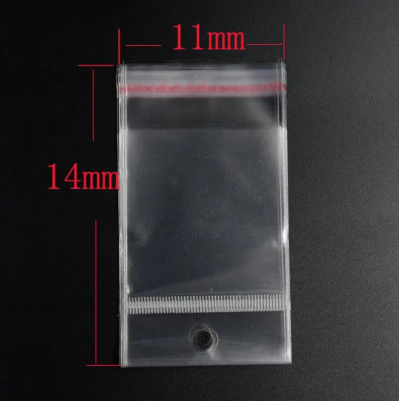 

Мешки 11 см * 14 см Висячие отверстия Горячая продажа закрываемые целлофановые OPP Полиэтиленовые пакеты прозрачные Самоклеющиеся пластиковые...