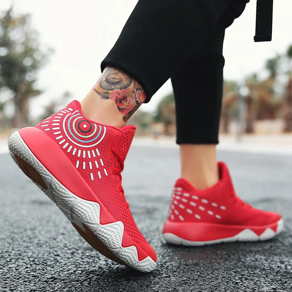 Новая Баскетбольная обувь для мужчин и женщин мужские высокие спортивные