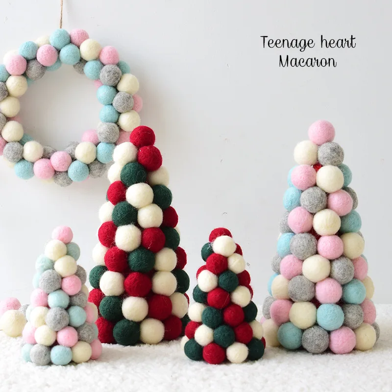 Xmax украшения мини для рождественской елки из войлока украшение стола