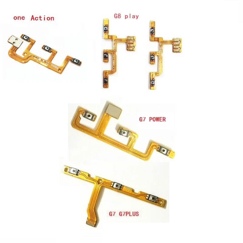 10 шт./лот Кнопка громкости Выключатель питания ВКЛ./ВЫКЛ. Гибкий кабель для Moto G6 G9