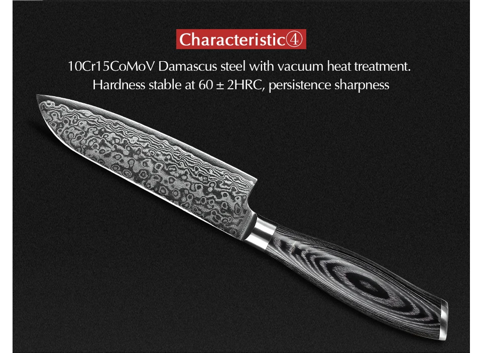 XINZUO " Santoku ножи 67 слоев японский стиль VG10 дамасский кухонный нож шеф-повара для овощей кованая сталь Pakkawood ручка