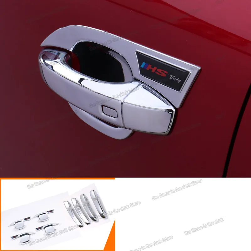 

Lsrtw2017 Abs Car Door Handle Bowl Trims for Mg Hs 2018 2019 2020 2021 Accessories Carbon Fiber Parts Kit decoration