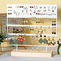 hot selling 2444666988144 holes jewelry display stud earrings holder jewellery rack stand for earrings pendants bracelets