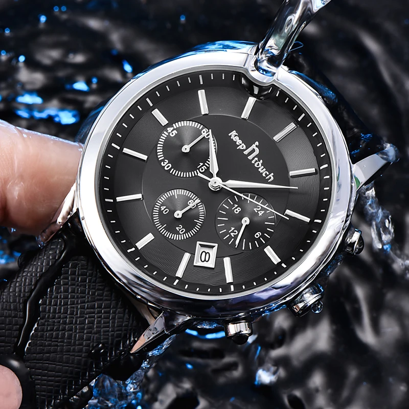 Часы наручные мужские кварцевые брендовые Роскошные повседневные