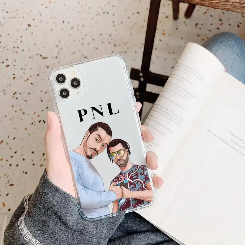 

PNL QLF Rapper Phone Case Transparent for iPhone 11 12 mini pro XS MAX 8 7 6 6S Plus X 5S SE 2020 XR