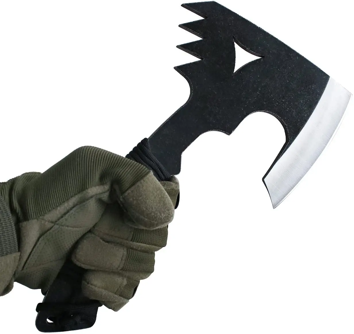 

JXEJXO camping Axe Outdoor Survival hacha Full Tang 420HC axe for cutting wood hiking axe tomahawk 9.8"