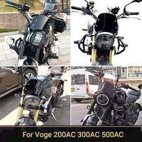 motorcycle retro style windshield apply car accessories tools for loncin voge 200ac 300ac 500ac