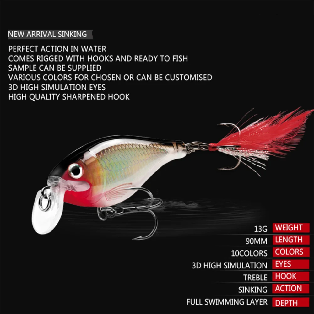 1 шт./плавающий карандаш зимняя рыбалка Реалистичная жесткая наживка 8 см/13 г