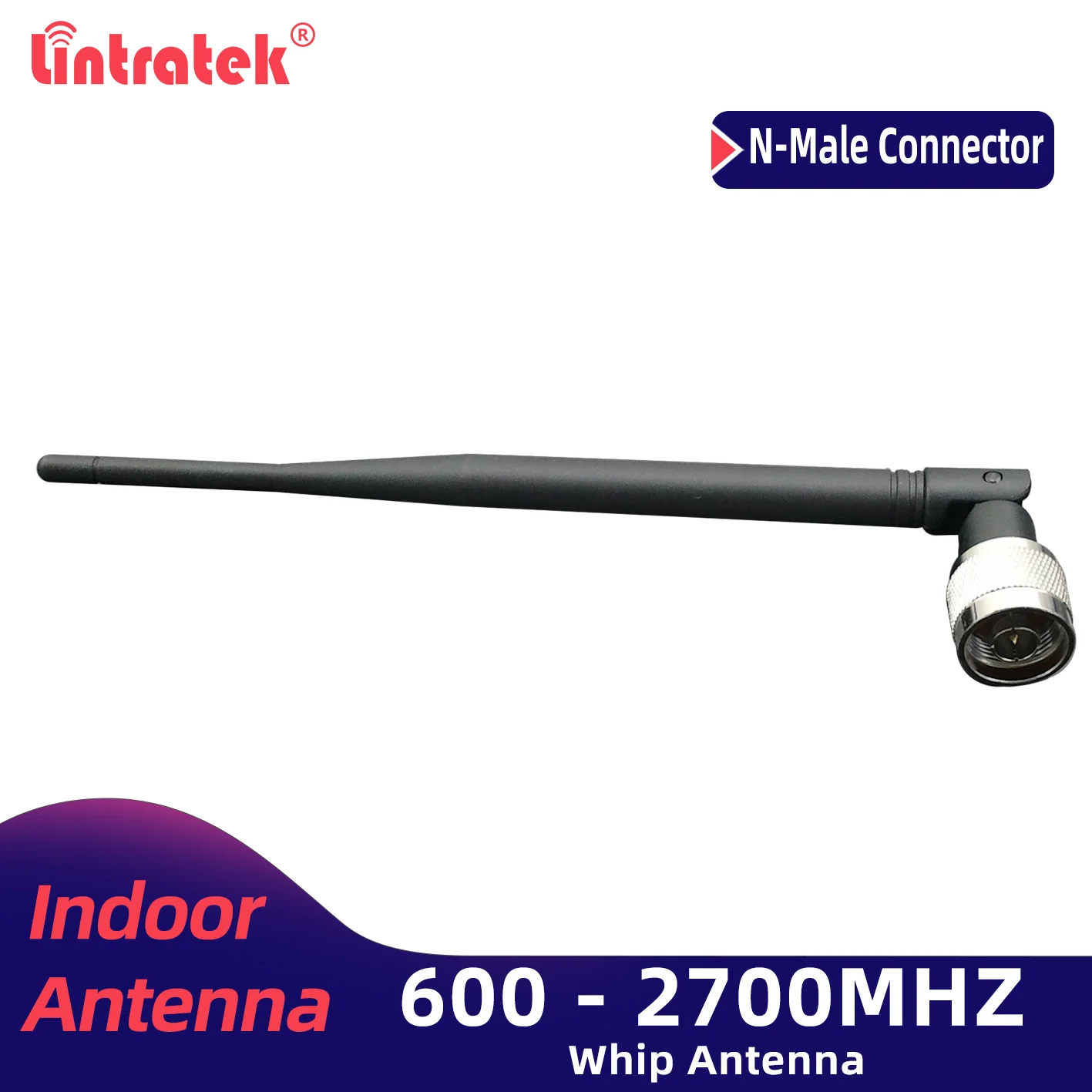 N Male соединитель 600 ~ 2700MHz кнут стандартная Внутренняя антенна для CDMA GSM DCS AWS WCDMA LTE