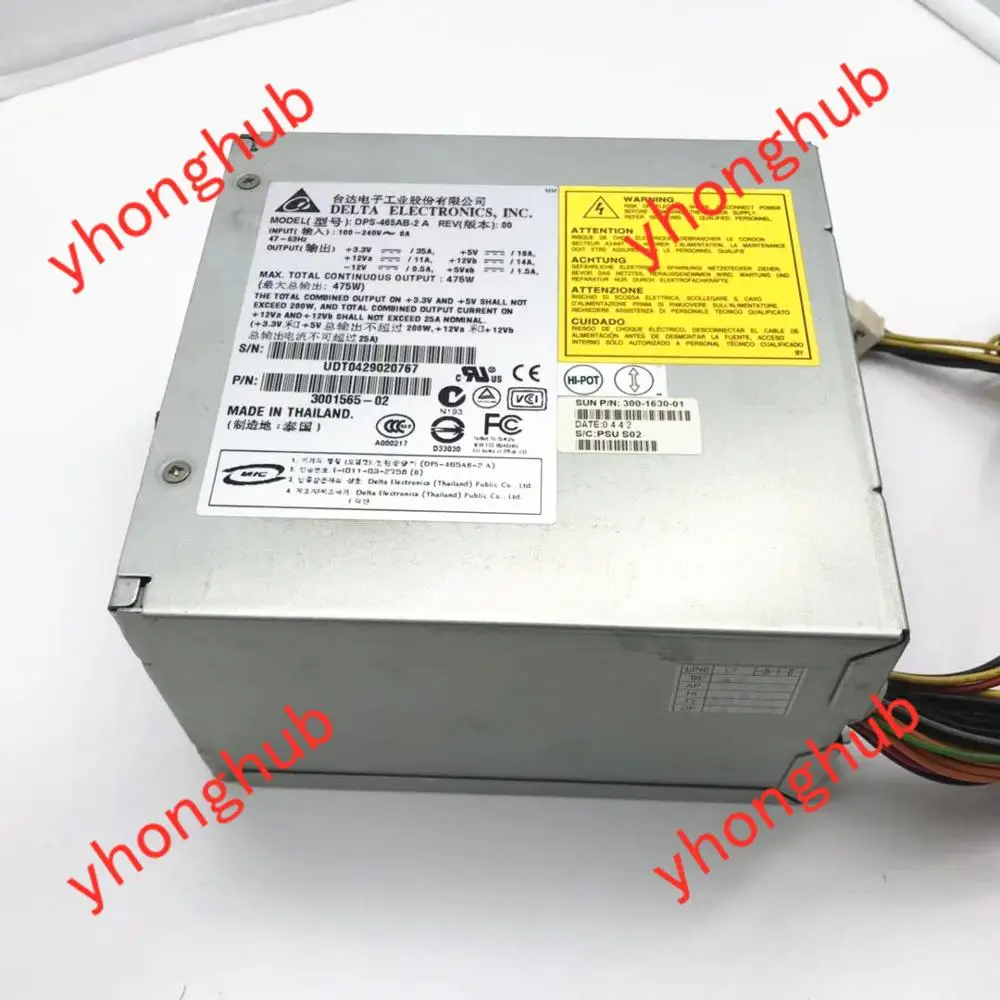 Delta Electronics DPS 465AB 2 A SUN Blade B2500 блок питания для сервера 200 Вт|psu 200w|power supply psusun server |