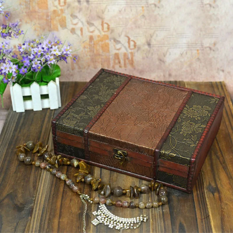Классический Винтаж деревянный ящик для хранения деревянная коробка