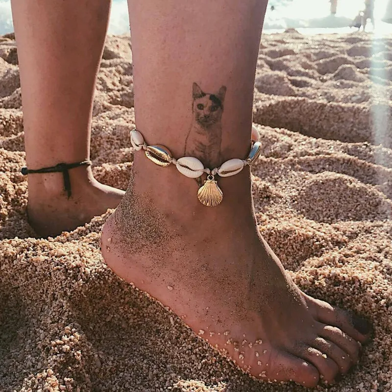 

Cute Fashion Personality Shell Braided Anklet for Women