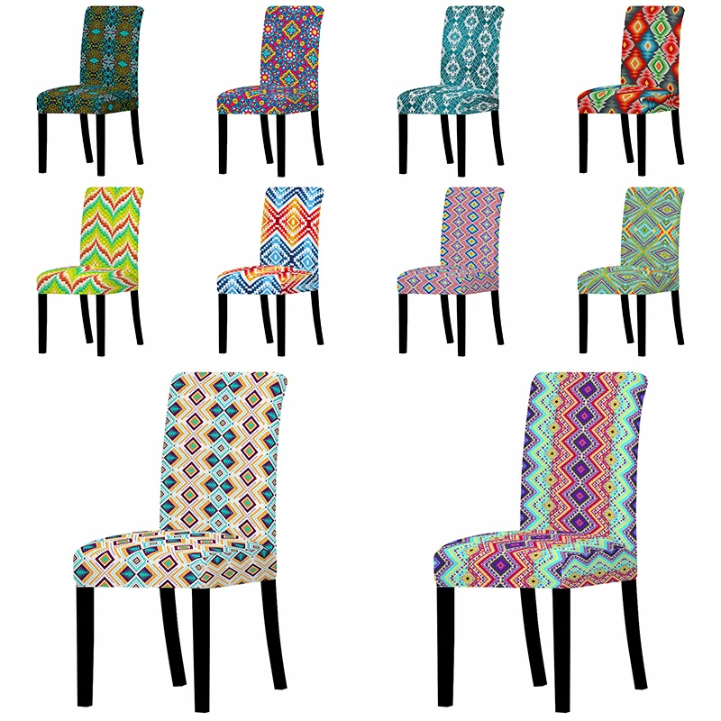 Чехол для кресла современные съемные чехлы на стулья из спандекса столовой