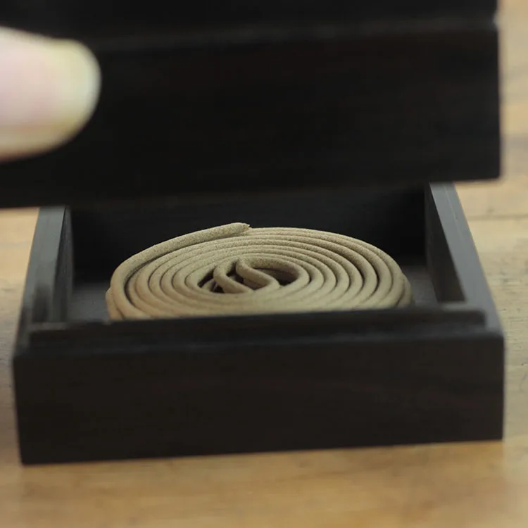 Мини Деревянный Ладан горелки коробка поглотитель запаха Будды Винтаж база