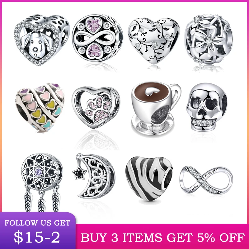 

Бусины «чашка» из серебра 100% пробы, 3 мм