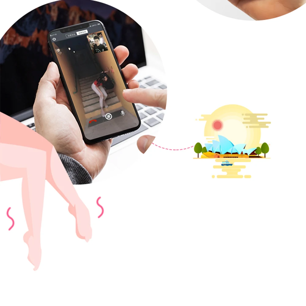 Smart Phone APP Control Jump Eggs Vibrator Sex Toys Kegel Vaginal Ball For Women USB Vibrating Vagina Tight Exercise Geisha | Красота и