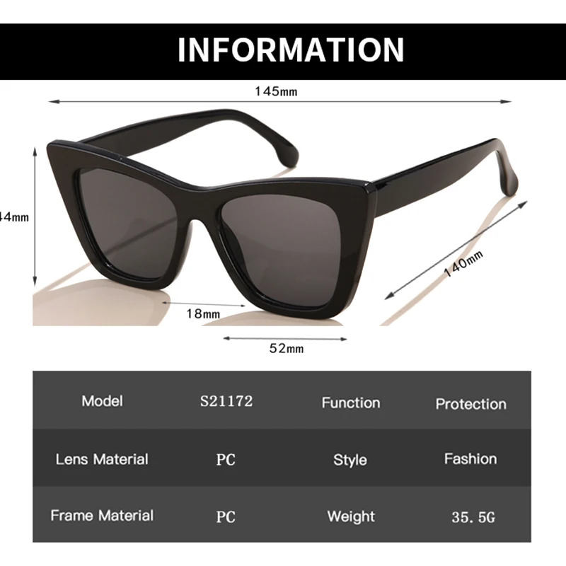 

Leopard Cat Eye Sunglasses Women Sexy Retro Oversized Female Sun Glasses Brand Designer Square Eyewear For Female Oculos De Sol