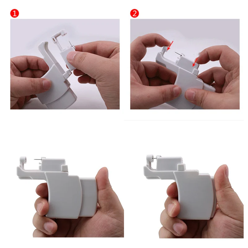 Профессиональный пирсинг серьги гвоздики инструмент Системы пневматический