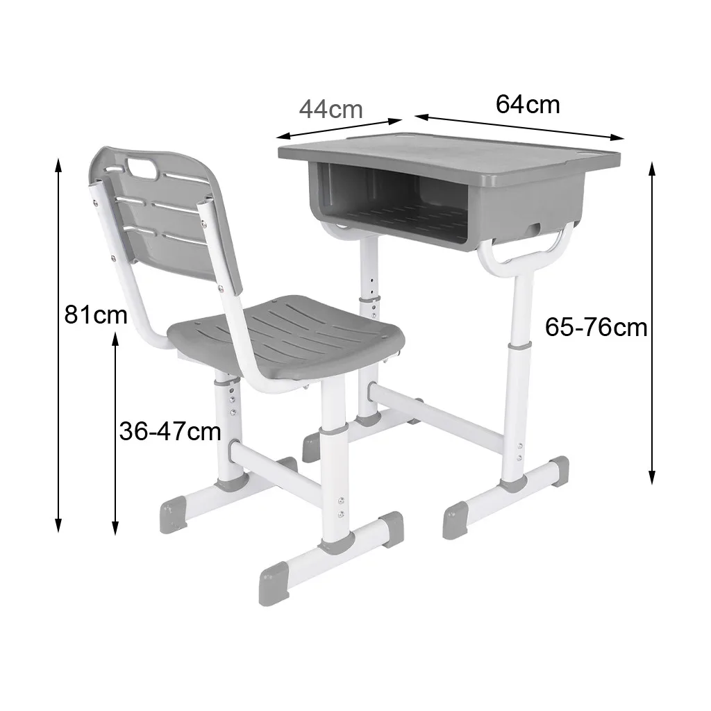 

Adjustable Kids Desk And Chair Set Ergonomic Children Activity Desk And Chair Set Writing Child Desk School Students Study Desk