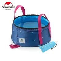 naturehike ultralight basin camping folding water basin waterproof bag foldable water bag