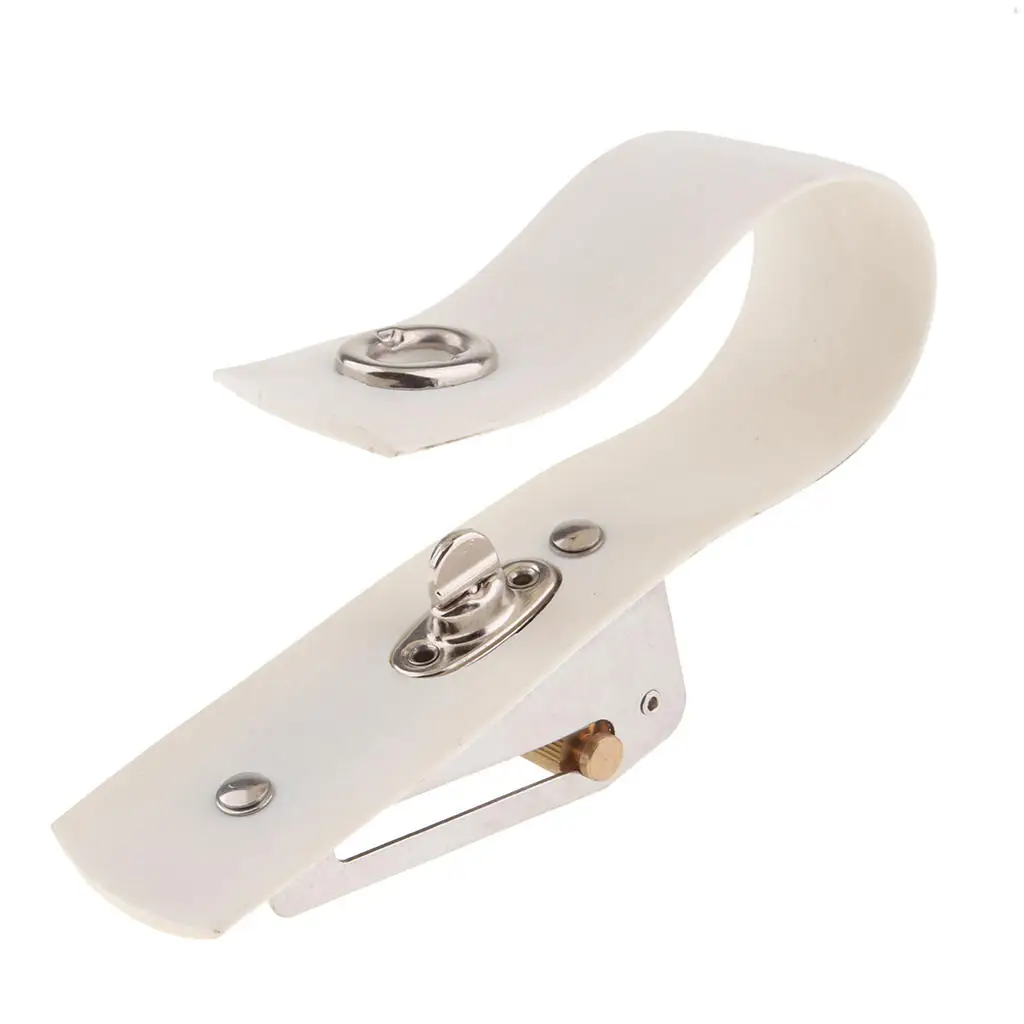 

Boat Marine Adjustable White Holder Strap Adjusts for 2" Rails