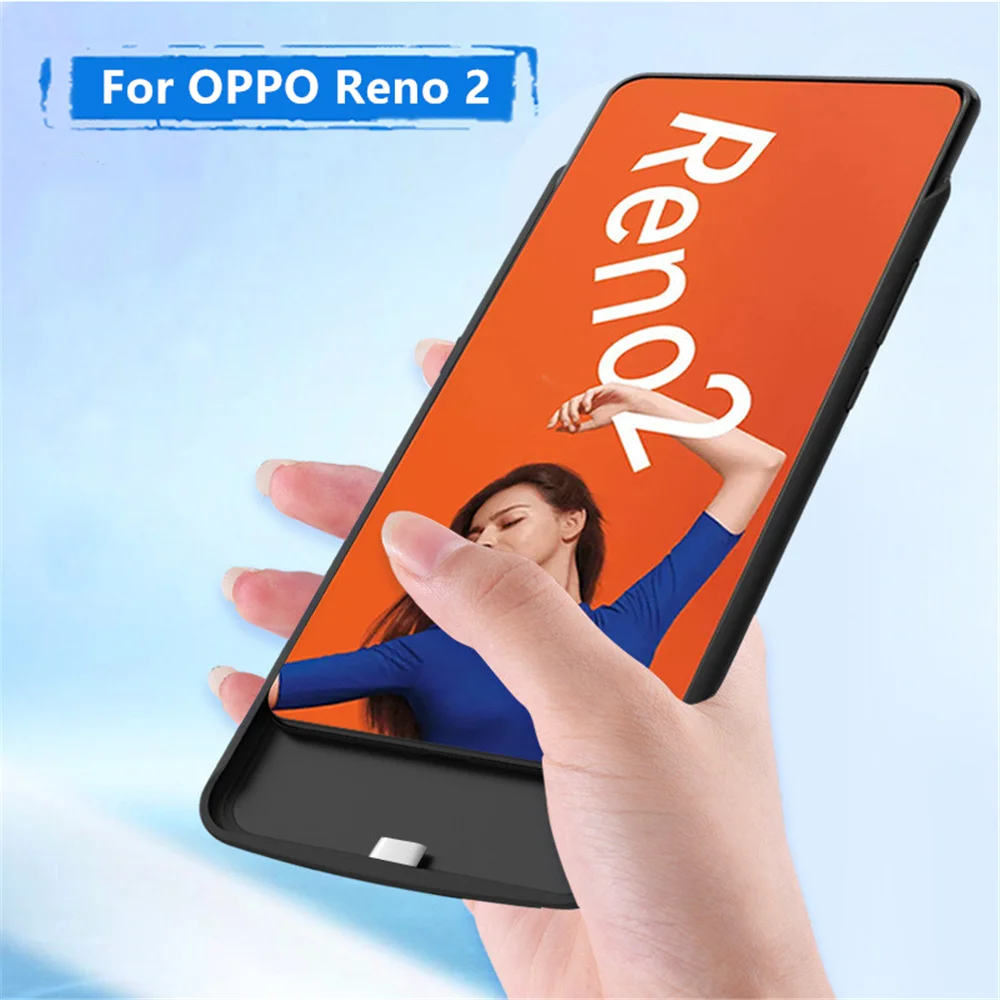 Чехол для дополнительного внешнего аккумулятора NTSPACE OPPO Reno 2 6500 мАч Тонкий