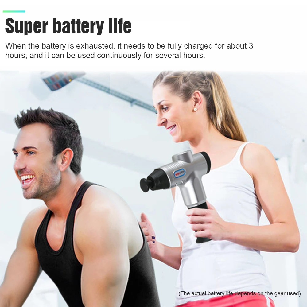 

Muscle Relaxation Massager Gun Deep Body Neck Muscle Relax Pain Relief Back Shoulder Massager Guns Far Infrared Heating Tools