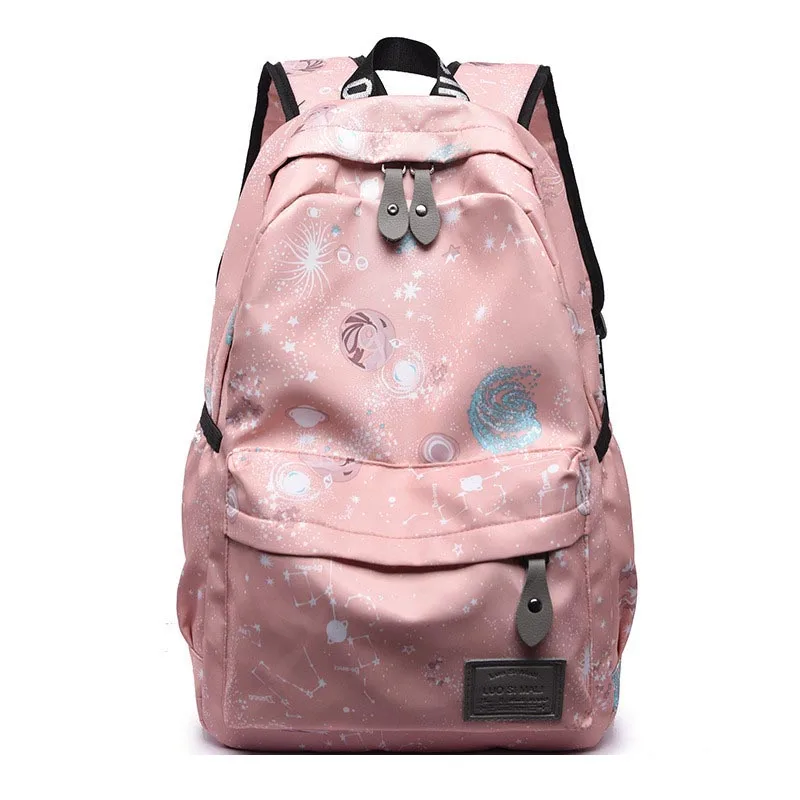 Ретро Harajuku Dream Stars рюкзак для женщин сладкий леди колледж Bookbag тренды Мода