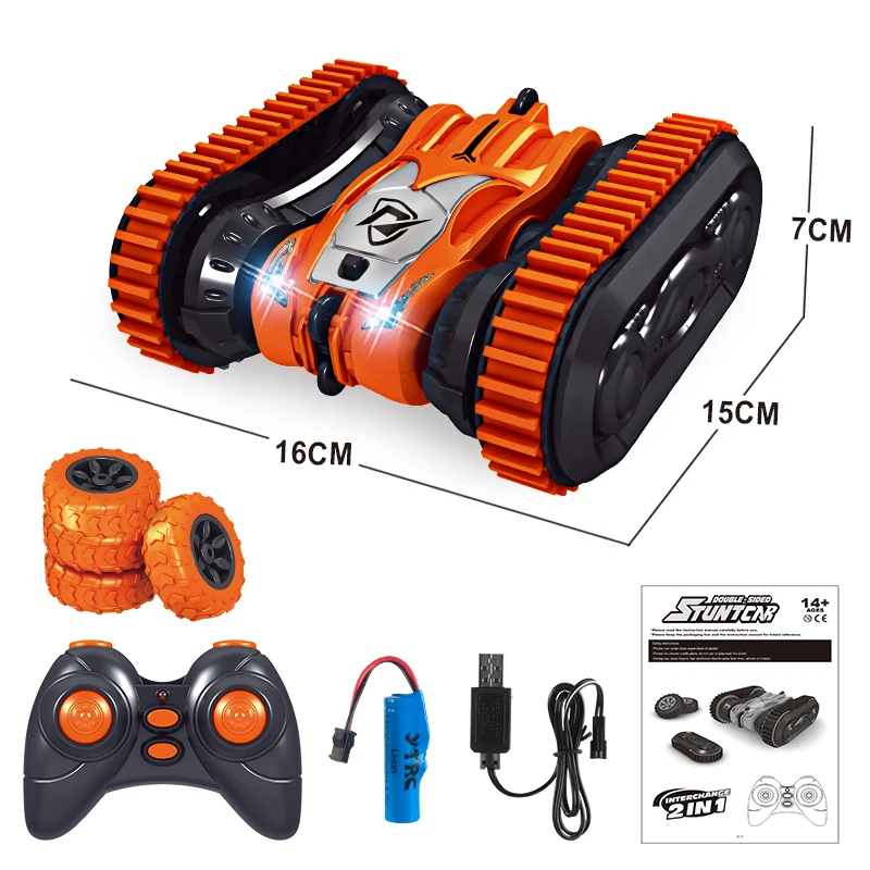 Радиоуправляемый танк трюковый автомобиль с дистанционным управлением