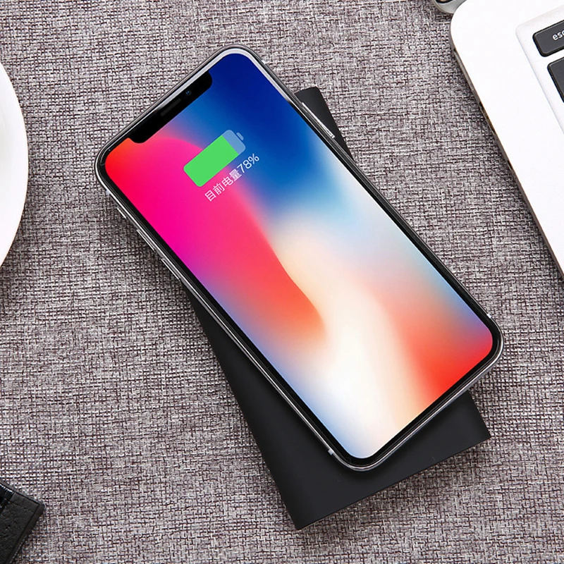 10000 мАч универсальный портативный внешний аккумулятор Qi Беспроводное зарядное