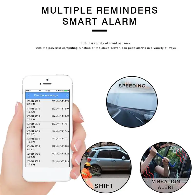 

Car Tracker OBD2 OBD 2 GPS LBS Accurate Car Tracking Device Universal Car Locator with Alarm System
