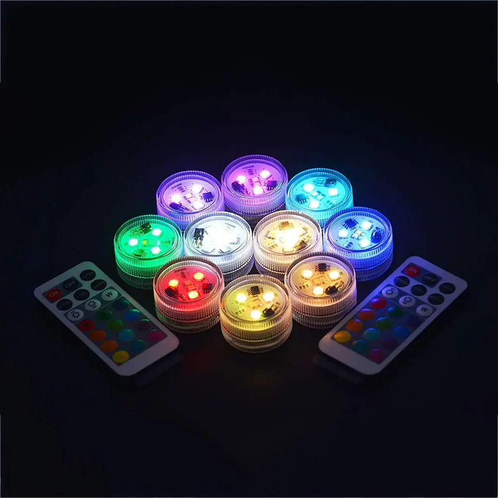 Водонепроницаемый светодиодный светильник для аквариума пульт дистанционного