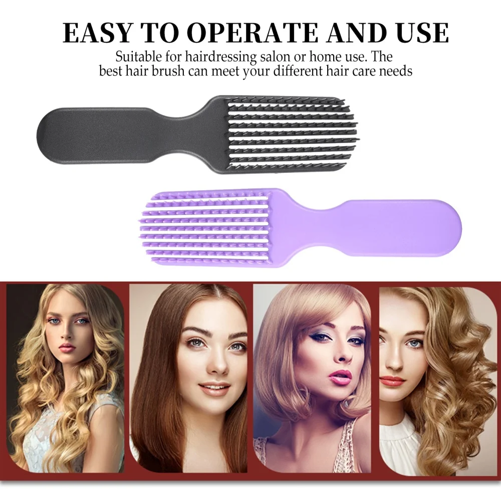 

2pcs Hairdressing Comb Scalp Comb Wet and Dry Hair Shampoo Comb