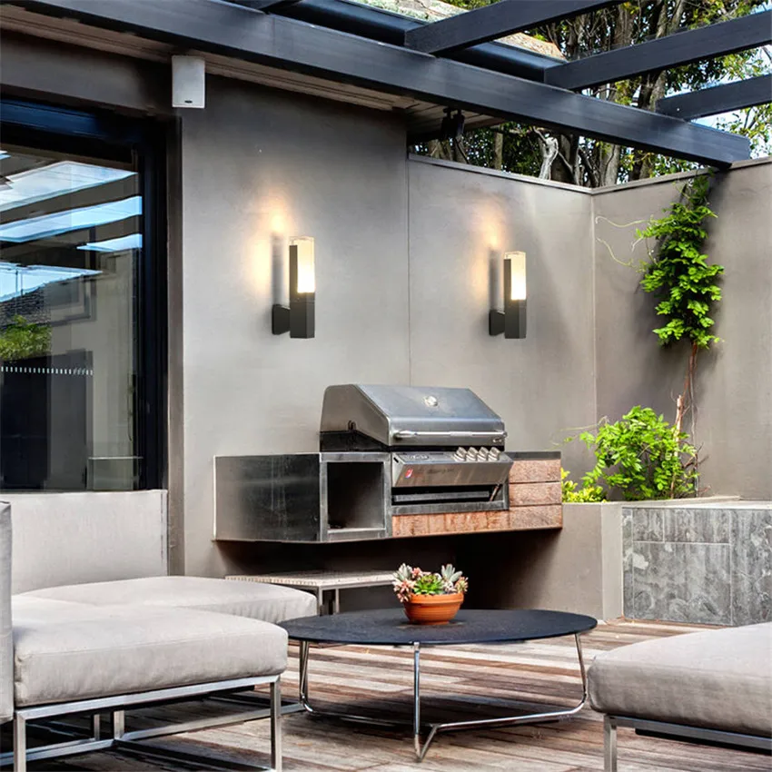 Светодиодный уличный водонепроницаемый настенный светильник алюминиевая