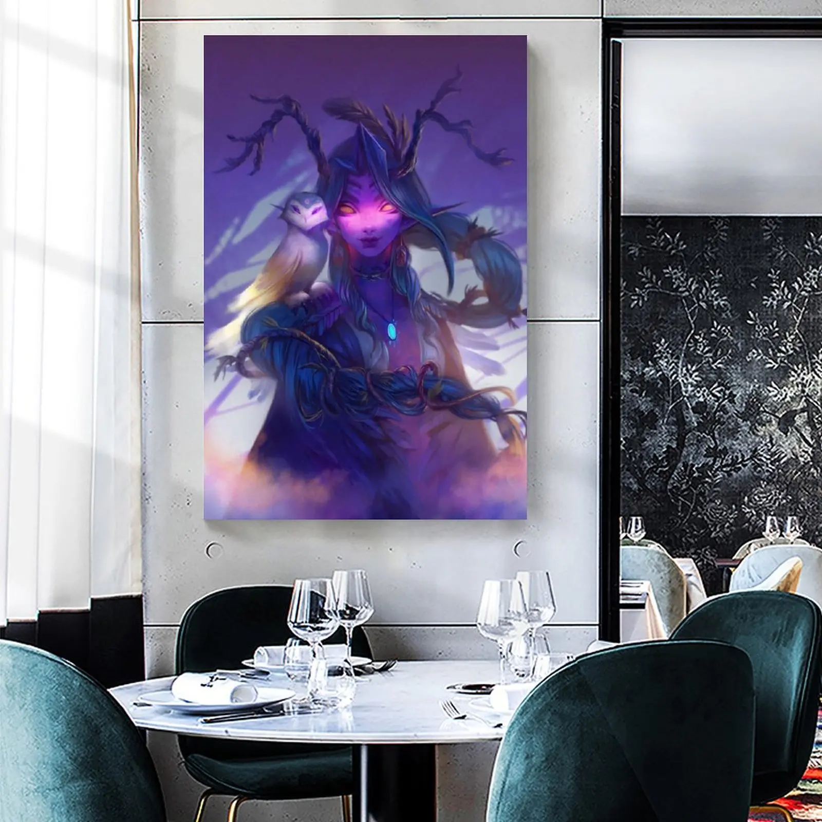 Druid Melissa Moonlight Canvas постер декоративный для спальни спортивный ландшафт офисный