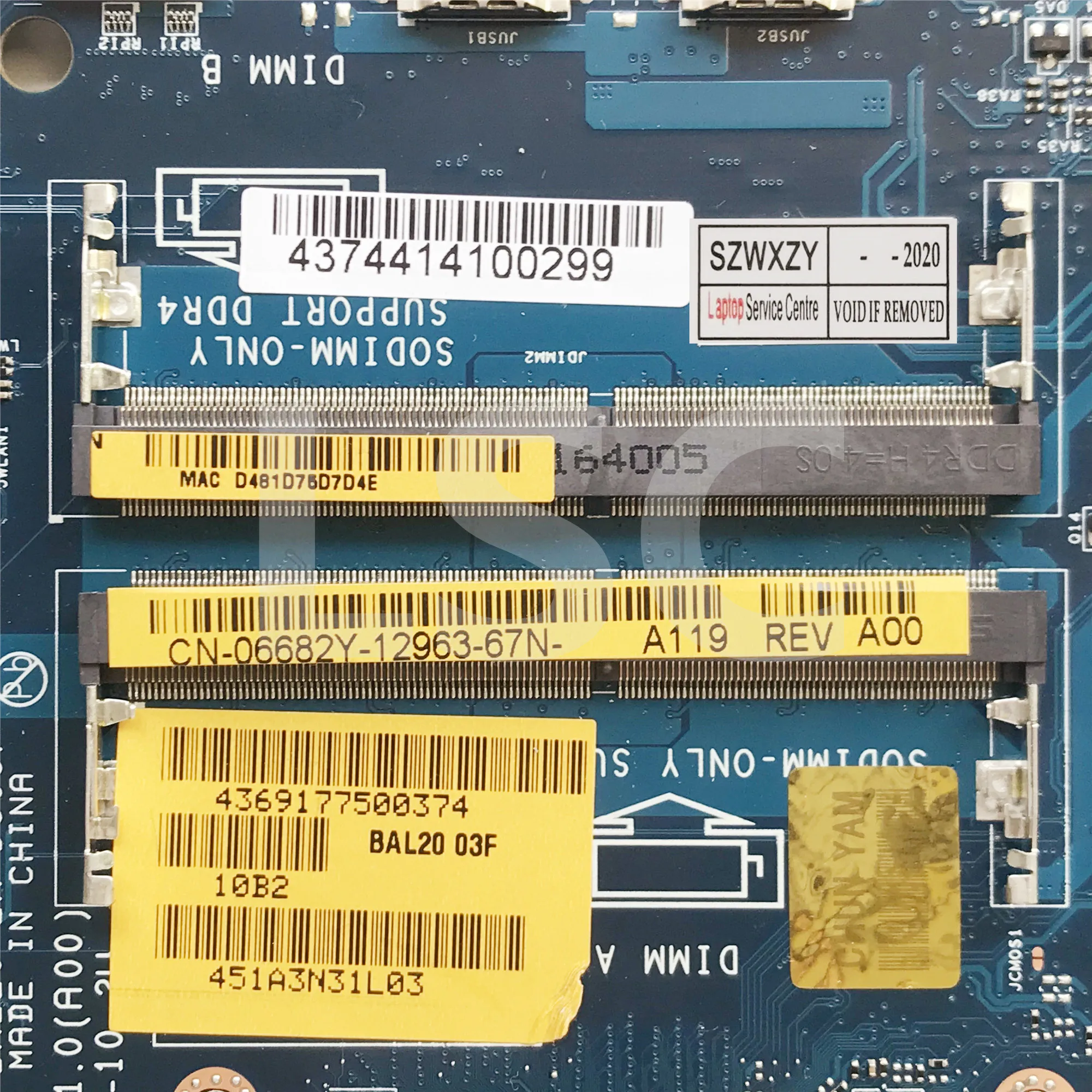 LSC For Dell Inspiron 5567 5767 Laptop Motherboard CN-06682Y 06682Y 6682Y LA-D805P I3-6006U CPU DDR4 100% Tested | Компьютеры и офис